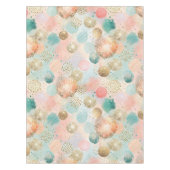 Pastel Confetti Glitzer Abstraktes Muster Tischdecke (Vorderseite)