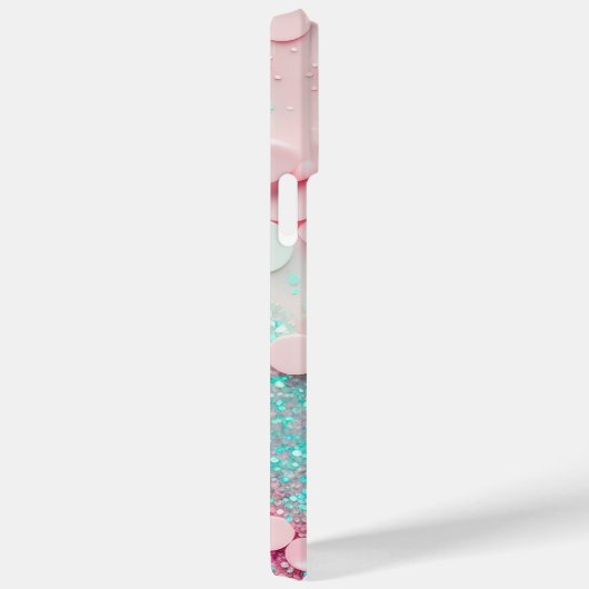 Pastel Confetti Glitzer Case-Mate iPhone Hülle (Rückseite / Rechts)