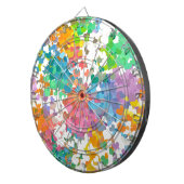 Pastel Confetti Hearts Dartscheibe (Vorderseite rechts)