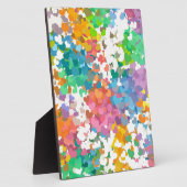 Pastel Confetti Hearts Fotoplatte (Seite)