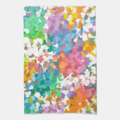 Pastel Confetti Hearts Geschirrtuch (Vertikal)
