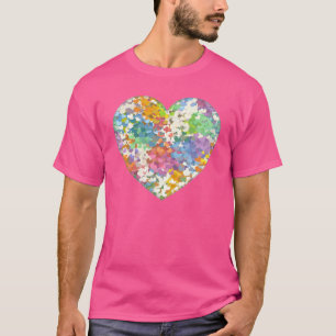 Pastel Confetti Hearts T - Shirt