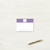 Pastel Confetti Sprinkles Bakery Cake Logo Post-it Klebezettel (Auf Schreibtisch)