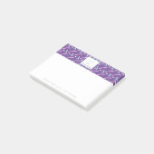Pastel Confetti Sprinkles Bakery Cake Logo Post-it Klebezettel (angewinkelt)