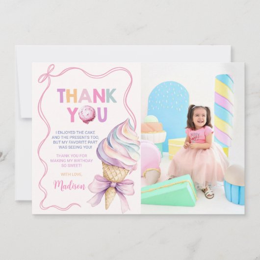 Pastel Coquette Ice Cappella Santa Maria degli Ang Dankeskarte (Vorderseite)