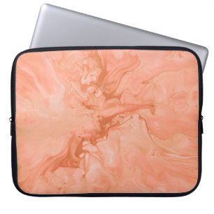 PASTEL CORAL ABSTRAKT ILLUSTRATION LAPTOPSCHUTZHÜLLE