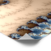 Pastel Coral Poster (Ecke)