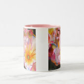 Pastel Cornelia Rose Aquarellbilder Zweifarbige Tasse (Mittel)