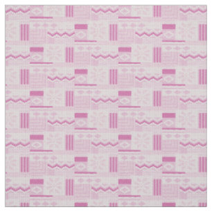 Pastel Cosy Pink Fair Isle Winter Strick Weihnacht Stoff