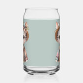 Pastel-Cotattecore-Katze in Overalls & Strohhut Dosenglas (Links)