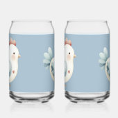 Pastel Cottagecore Chicken Dosenglas (Rechts)