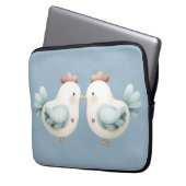 Pastel Cottagecore Chicken Laptopschutzhülle (Vorderseite Links)