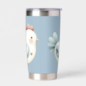 Pastel Cottagecore Chicken Thermobecher (Links)