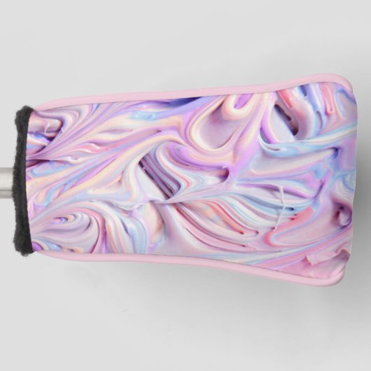 Pastel Creamy Zuckerguss Golf Headcover (Vorderseite)