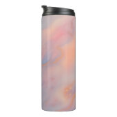 Pastel Crystal Geode Abstrakter Glitzer Thermosbecher (Nach rechts gedreht)