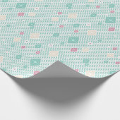 Pastel Crystal Star Pattern Geschenkpapier (Ecke)