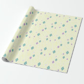 Pastel Crystal Star Pattern Geschenkpapier (Ungerollt)