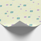 Pastel Crystal Star Pattern Geschenkpapier (Ecke)