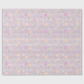 Pastel Crystal Star Pattern Geschenkpapier (Flach)