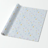 Pastel Crystal Star Pattern Geschenkpapier (Ungerollt)