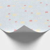 Pastel Crystal Star Pattern Wrapping Paper Geschenkpapier (Ecke)