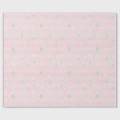Pastel Crystal Star Pattern Wrapping Paper Geschenkpapier (Flach)