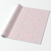 Pastel Crystal Star Pattern Wrapping Paper Geschenkpapier (Ungerollt)