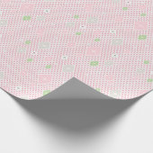 Pastel Crystal Star Pattern Wrapping Paper Geschenkpapier (Ecke)