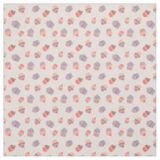 Pastel Cupcake Confetti Party Fabric Stoff