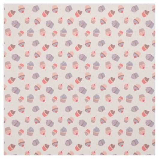 Pastel Cupcake Confetti Party Fabric Stoff (Muster)