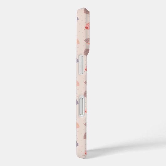 Pastel Cupcake Confetti Phone Case (Rückseite / Rechts)