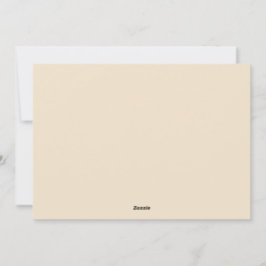 Pastel Currents Feiertagskarte (Rückseite)