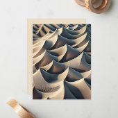 Pastel Currents Mitteilungskarte (Vorderseite/Rückseite Beispiel)