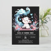 Pastel Custom Cow Geburtstag Einladung (Stehend Vorderseite)