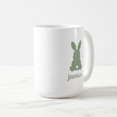 Pastel Cute Easter Bunny Kaffeetasse (VorderseiteRechts)