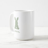 Pastel Cute Easter Bunny Kaffeetasse (Vorderseite Links)
