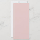 Pastel Dahlia Bloom Art with Hearts Card (Rückseite)