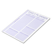 Pastel Daily Planner - Anpassbarer Name Notizblock (angewinkelt)