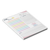 Pastel Daily Planner - To do list, reminder & note Notizblock (angewinkelt)