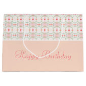 Pastel Dainty Gemustert Große Geschenktüte (Vorderseite)