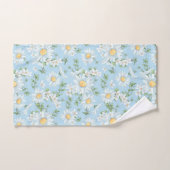 Pastel Daisy Flower Garden Muster Badhandtuch Set (Handtuch)