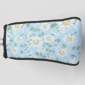 Pastel Daisy Flower Garden Muster Golf Headcover (Vorderseite)