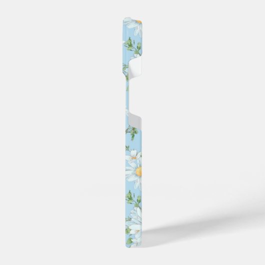 Pastel Daisy Flower Garden Muster iPhone Hülle (Linke Seite)