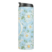 Pastel Daisy Flower Garden Muster Thermosbecher (Nach rechts gedreht)