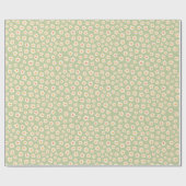 Pastel Daisy Pop Geschenkpapier (Flach)