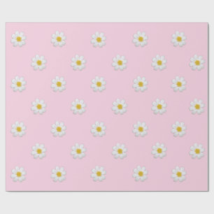 Pastel Daisy Wrapping Paper Geschenkpapier