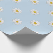 Pastel Daisy Wrapping Paper Geschenkpapier (Ecke)