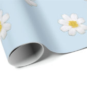Pastel Daisy Wrapping Paper Geschenkpapier (Rolleneckpunkt)