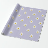 Pastel Daisy Wrapping Paper Geschenkpapier (Ungerollt)