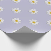 Pastel Daisy Wrapping Paper Geschenkpapier (Ecke)